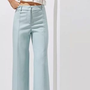 AVEC LES FILLES Mint Light Sage Trousers Dress Pants